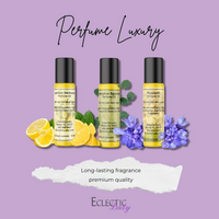 Lemon Lavender Essential Oil Blend Perfume Oil - Portable Roll-On Fragrance