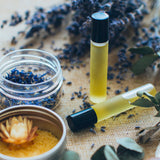 Lemon Lavender Essential Oil Blend Perfume Oil - Portable Roll-On Fragrance