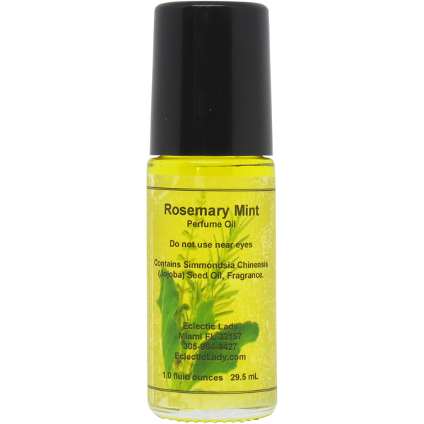 Rosemary Mint Perfume Oil - Portable Roll-On Fragrance
