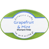 Grapefruit and Mint Handmade Shampoo Soap