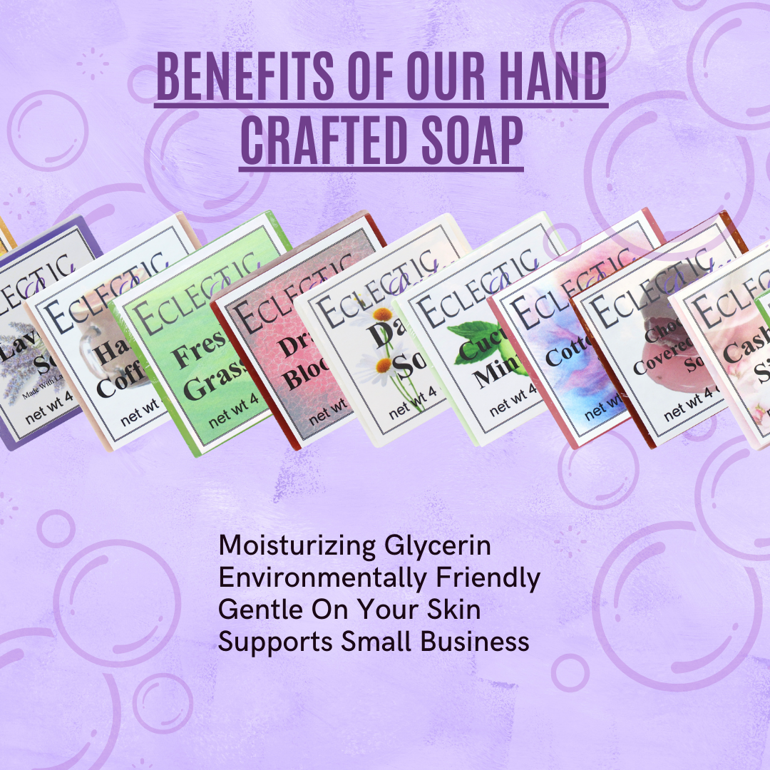 Fun glycerin soap made with all natural and organic ingredients.  Moisturizing and gently cleansing — Faribasoap