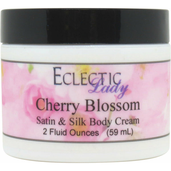 Cherry Blossom Satin And Silk Cream