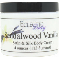 Sandalwood Vanilla Satin And Silk Cream