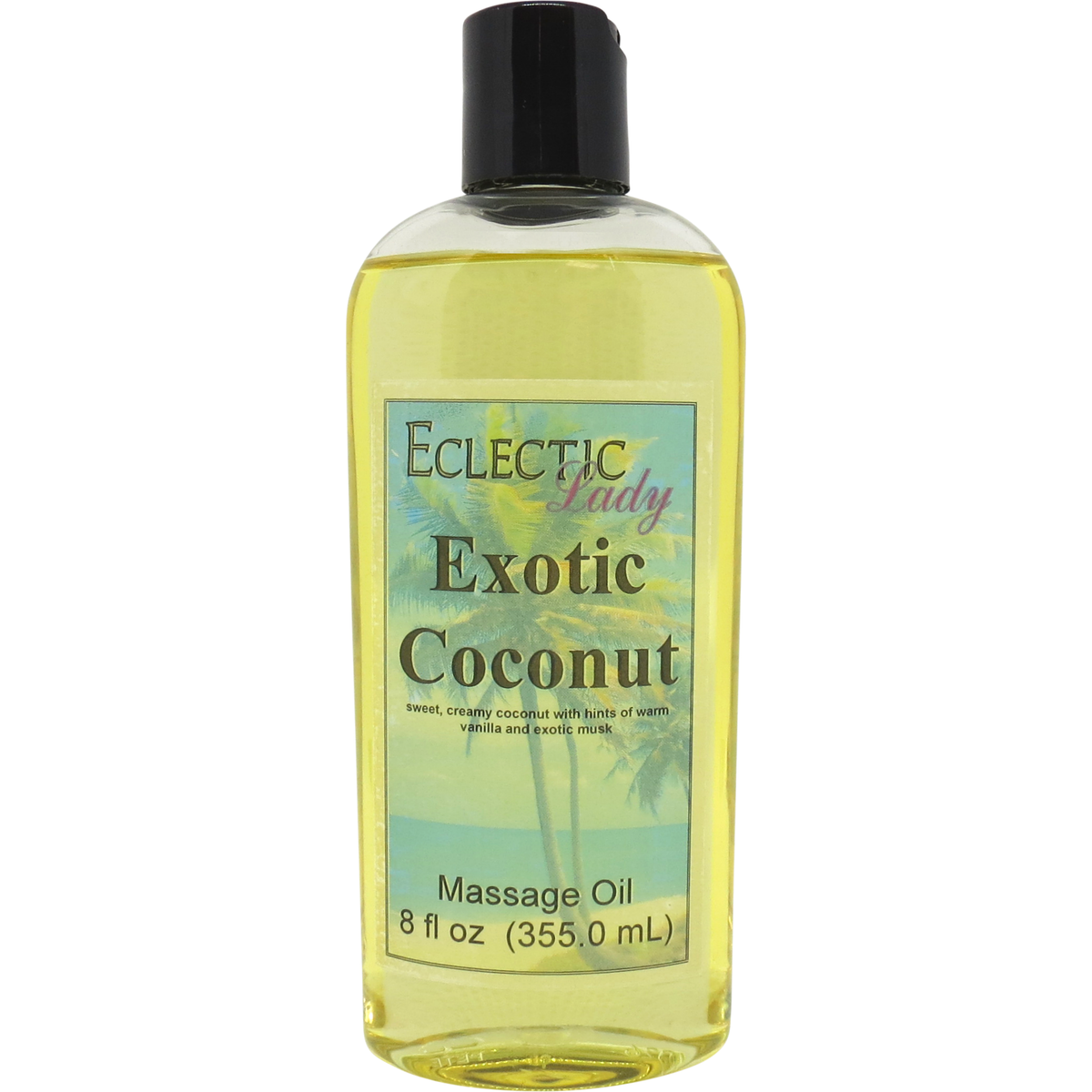 Exotic Coconut Massage Oil, Perfect for Aromatherapy and