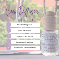 Plumeria Scented Car Diffuser, Air Freshener, Aromatherapy Diffuser, Premium Grade Fragrance Oil