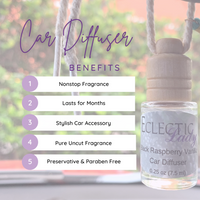 Violet Bouquet Scented Car Diffuser, Air Freshener, Aromatherapy Diffuser, Premium Grade Fragrance Oil