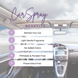 Lemon Eucalyptus Car Spray - Made with Lemon Eucalyptus Essential Oil