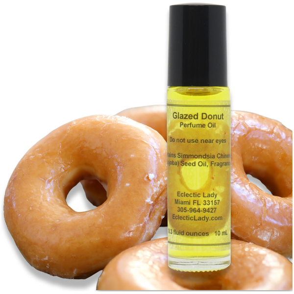 Glazed Donut Perfume Oil - Portable Roll-On Fragrance