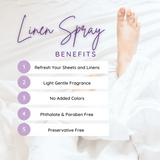 Cola Linen and Sheet Spray - No Artificial Colors, Parabens, or Preservatives - Long-Lasting Scent for Bed, Fabric & Pillow