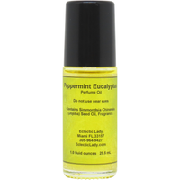 Peppermint Eucalyptus Perfume Oil - Portable Roll-On Fragrance