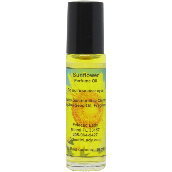 Sunflower Perfume Oil - Portable Roll-On Fragrance