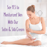 Peppermint Eucalyptus Satin and Silk Cream,  Body Cream, Body Lotion