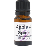 Apple and Spice Fragrance Oil, 10 ml Premium, Long Lasting Diffuser Oils, Aromatherapy