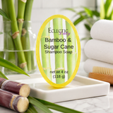 Bamboo and Sugar Cane Handmade Shampoo Soap
