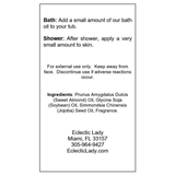 Exotic Coconut Bath Oil, Hydrating Aromatherapy for Relaxation