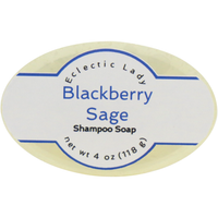 Blackberry Sage Handmade Shampoo Soap
