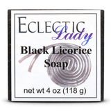 Black Licorice Handmade Glycerin Soap