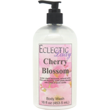Cherry Blossom Liquid Pearl Body Wash, 3 in 1 Use for Bubble Bath, Hand Soap & Body Wash