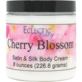 Cherry Blossom Satin and Silk Cream,  Body Cream, Body Lotion