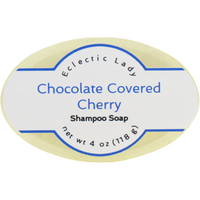 Chocolate Covered Cherry Handmade Shampoo Soap