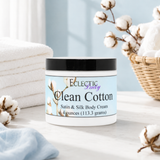 Clean Cotton Satin and Silk Cream,  Body Lotion
