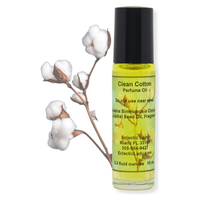 Clean Cotton Perfume Oil - Portable Roll-On Fragrance