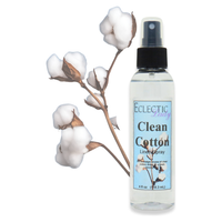 Clean Cotton Linen and Sheet Spray - No Artificial Colors, Parabens, or Preservatives - Long-Lasting Scent for Bed, Fabric & Pillow