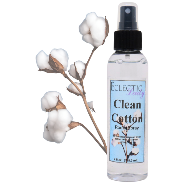 Clean Cotton Room Spray - Fragrant Aromatic Room Mist For Home, Room, Office