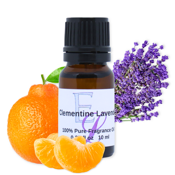 Clementine Lavender Fragrance Oil, 10 ml Premium, Long Lasting Diffuser Oils, Aromatherapy