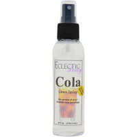 Cola Linen and Sheet Spray - No Artificial Colors, Parabens, or Preservatives - Long-Lasting Scent for Bed, Fabric & Pillow