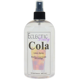 Cola Linen and Sheet Spray - No Artificial Colors, Parabens, or Preservatives - Long-Lasting Scent for Bed, Fabric & Pillow