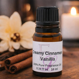 Creamy Cinnamon Vanilla Fragrance Oil, 10 ml