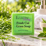 Fresh Cut Grass Handmade Glycerin Soap