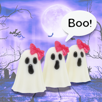 Lil Boo Ghost Soaps, Handcrafted, Perfect for Halloween, Set of Three