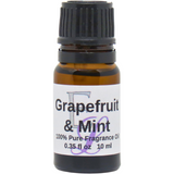 Grapefruit and Mint Fragrance Oil, 10 ml Premium, Long Lasting Diffuser Oils, Aromatherapy