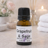 Grapefruit and Sage Fragrance Oil, 10 ml