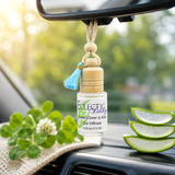 Green Clover And Aloe Scented Car Diffuser