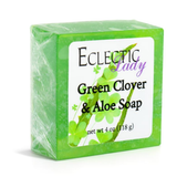 Green Clover and Aloe Handmade Glycerin Soap