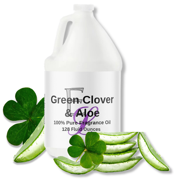 Green Clover and Aloe Fragrance Oil, 128 oz Premium, Long Lasting Diffuser Oils, Aromatherapy