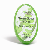 Green Clover and Aloe Handmade Shampoo Soap
