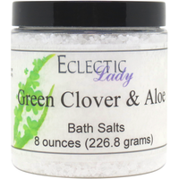 Green Clover and Aloe Bath Salts