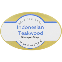 Indonesian Teakwood Handmade Shampoo Soap