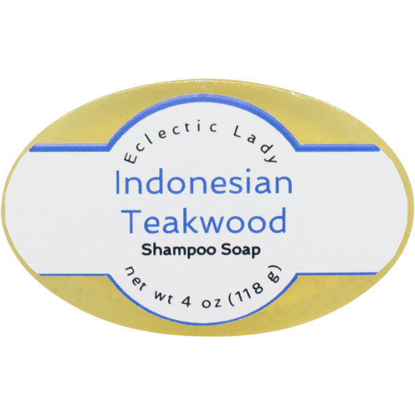 Indonesian Teakwood Handmade Shampoo Soap