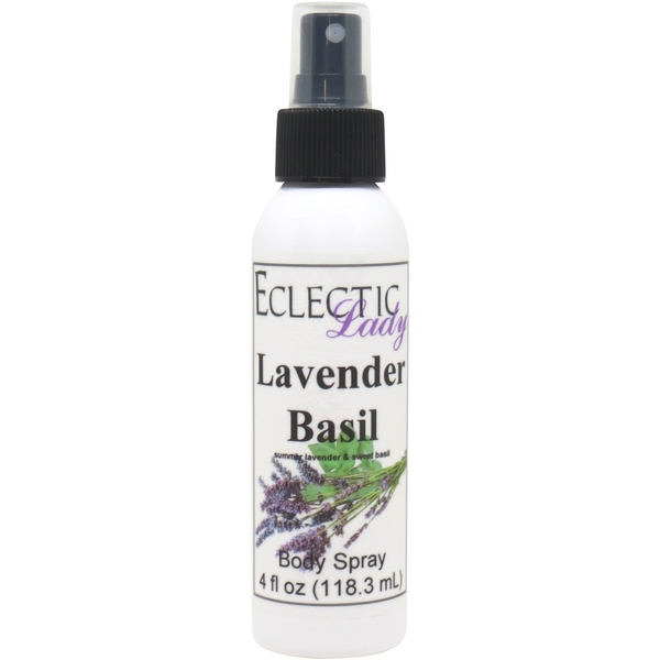 Lavender Basil  Body Spray, Hydrating Body Mist for Daily Use