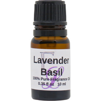 Lavender Basil Fragrance Oil, 10 ml Premium, Long Lasting Diffuser Oils, Aromatherapy