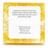 Lemon Handmade Glycerin Soap, Made with Lemon Essential Oil
