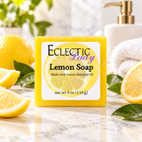Lemon Handmade Glycerin Soap, Made with Lemon Essential Oil