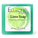 Lime Handmade Glycerin Soap, Made with Lime Essential Oil