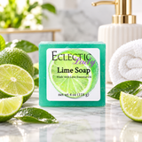 Lime Handmade Glycerin Soap, Made with Lime Essential Oil