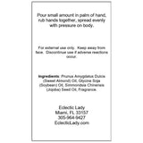 Pistachio Cloud Massage Oil, Perfect for Aromatherapy and Relaxation, Preservative Free